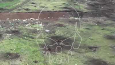 AFU drone with VERY closeup view of yet another smashed Wagner PMC attack in Bakhmut - Russians still using WWI tactics with scant regard for heavy losses they're sustaining