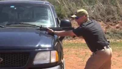 Cars mix very well with guns (xpost r/gifs)