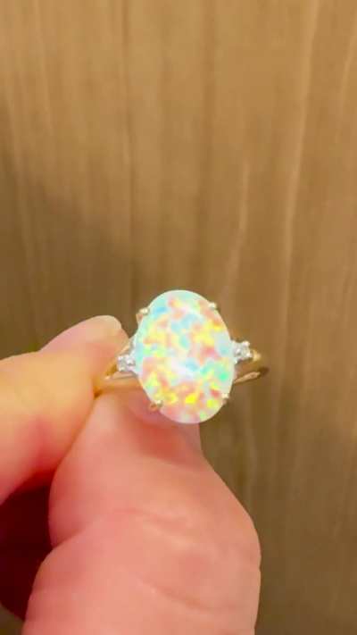 My mom’s opal ring