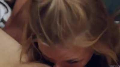 She needs to try twice to get past it