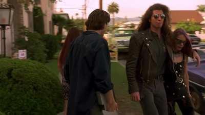 Drew Barrymore Knees a Man in the Balls in Doppelganger (1993)