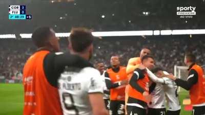 Corinthians [3] x 0 Fluminense | 93' Felipe Mello (contra)
