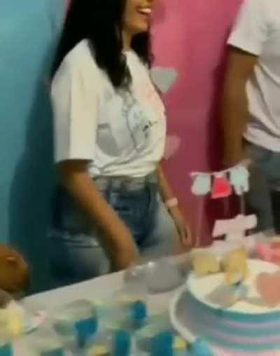 Hummm bolo de morango!