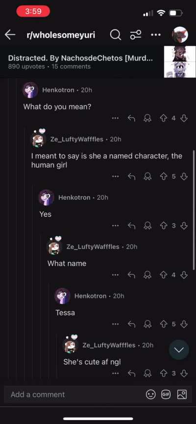 Stumbled upon this Golden Conversation.