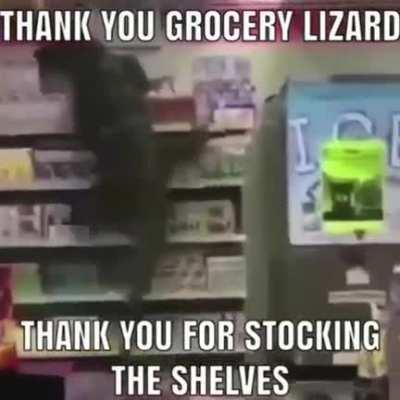Grocery Lizard is doing their part