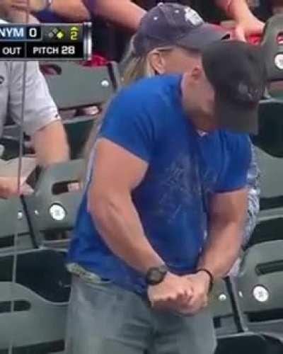 Being bested by a plastic bottle is bad enough, worse on national tv, even worse getting clowned by announcers.