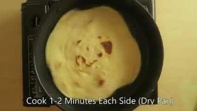 Greek Chicken Gyros w/ Homemade Flatbread