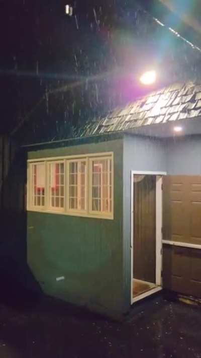 Backdoor beer patio!