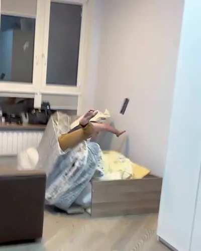 3 friends chilling in a house