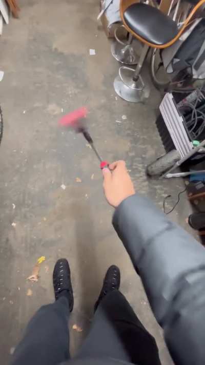 POV: You’re working in the garage and then something reminds you of a balisong