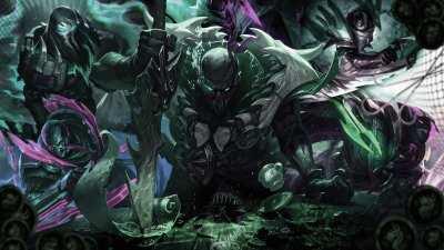 Made a Pyke Gif of all his skins (Sentinel Included)