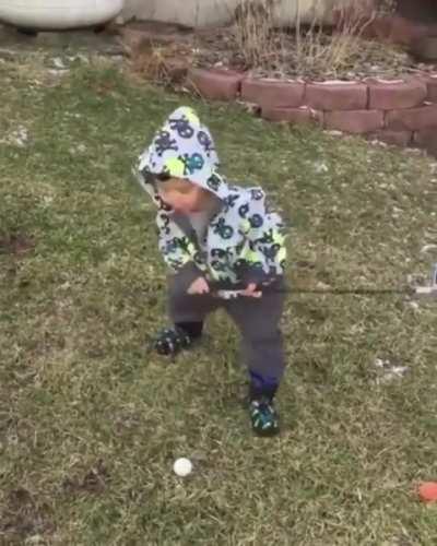 Not quite ready for the pro tour yet.