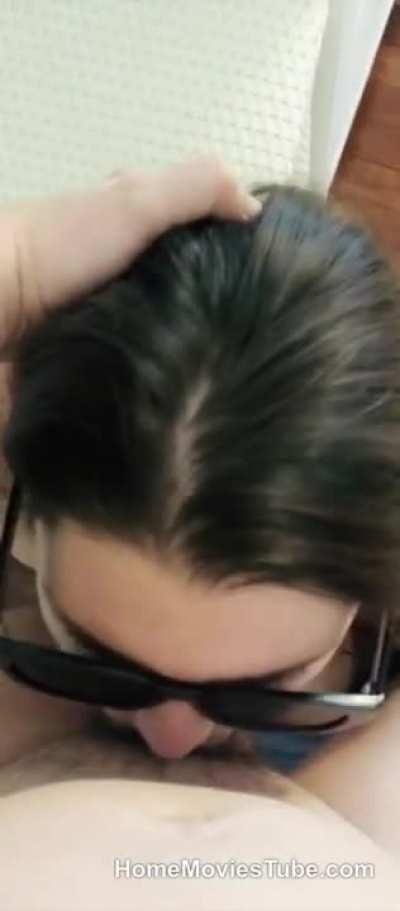 Deepthroat after he cums