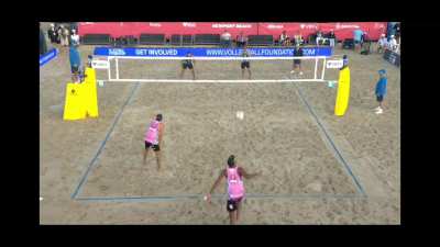 Foot Faults at Newport FIVB?
