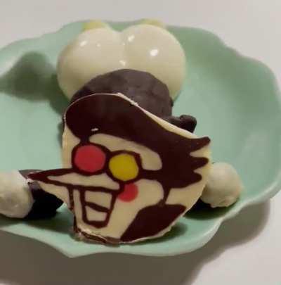 Honey, why haven't you touched your dessert made of almond pudding?