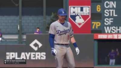 I think I’ll wear a helmet in the field like Olerud now