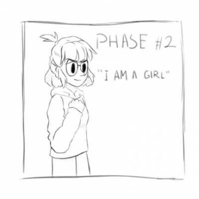 Las fases del enfermito que queria nacer con un choro en vez de tula