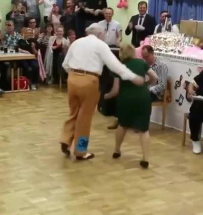 Wholesome happiness in their dancing
