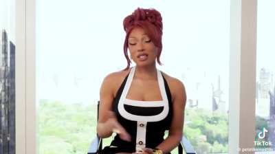 Megan Thee Stallion speaking on the Pete & Thomas Foundation ♥️