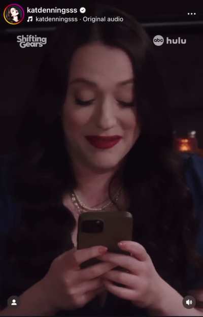 Kat Dennings | shifting gears ⚙️ clip October 23 2025 instagram