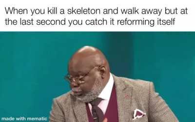 Don’t give up skeleton