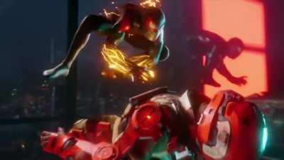 Replaced the audio of the Miles Morales game trailer with 