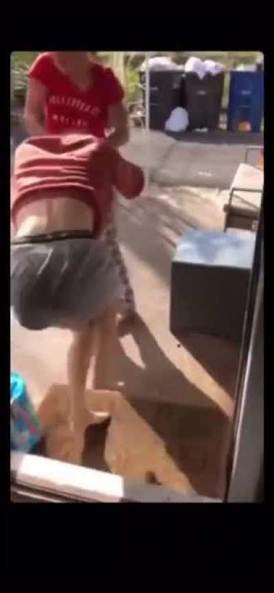 Stomped Her Out Barefoot😭