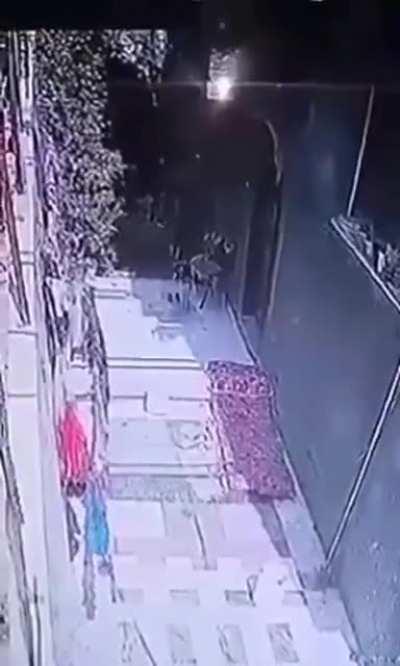 An Israeli rocket landed on a Palestinian man's home in Beit Hanoun, but by a lucky chance did not explode.