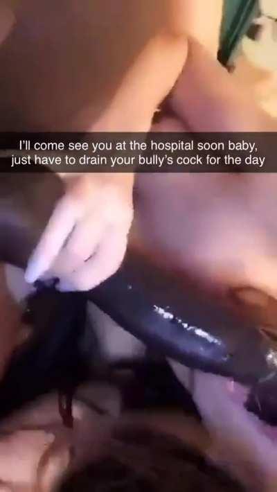 I don't blame my mommy for choosing the thug who put me in hospital over me. I mean, look at his cock!