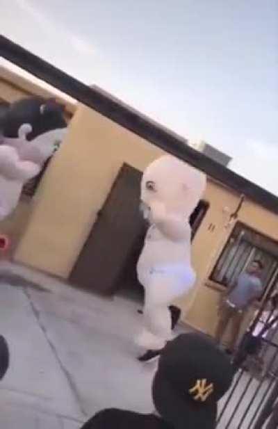 A Mexican gender reveal party