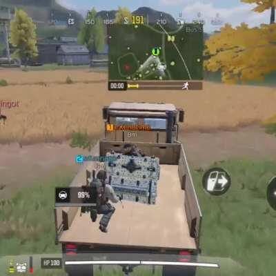 Who needs a helicopter when you have big brain.