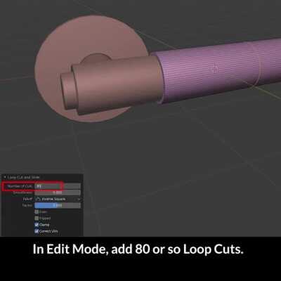 Blender Secrets - Modeling a designer door handle with Knurl Pattern