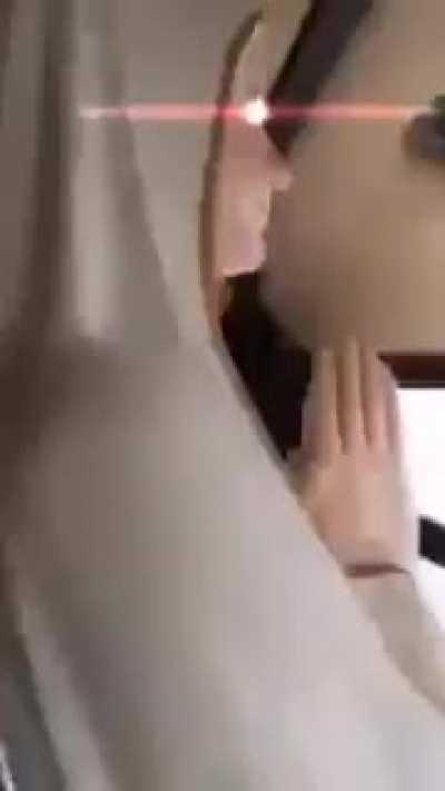 Polish catholic air strike team mass-converting Czech heathens (Prague, end of the 20th century, colorized)