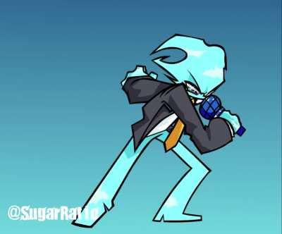 A clip of Solazar Sprites that I finished up in my livestream recently, In action, and also voice revealed (song produced by Rozebud)