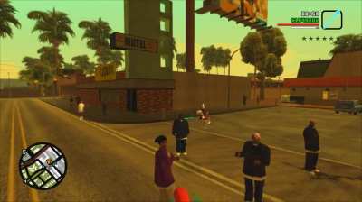 Throwing spears in San Andreas is pretty fun :)