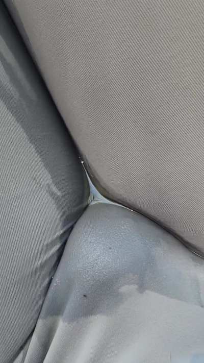 soaking my leggings again 😈