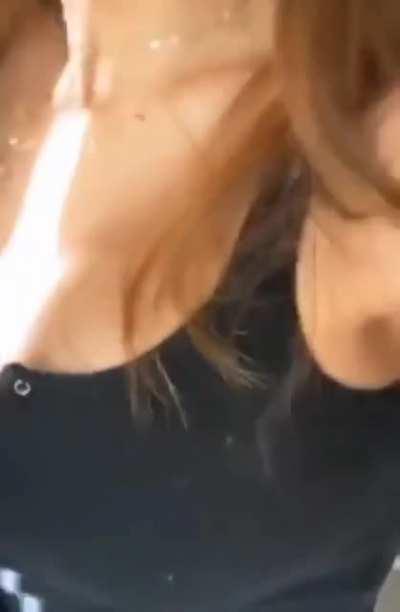 Clipped together cleavage shots