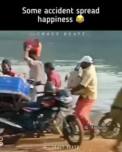 Some accident spread happiness......