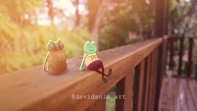 Froggy taking a break