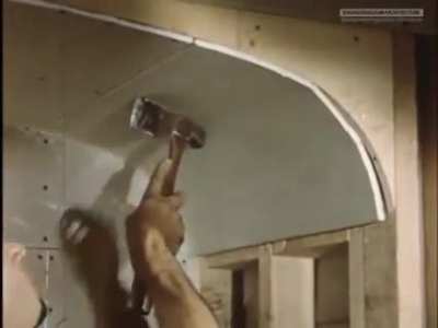 How to drywall in 1950