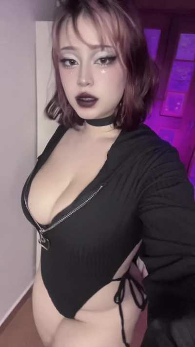 Breed my fat goth boobs