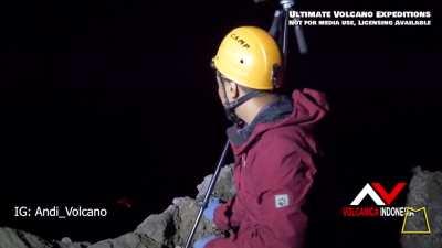 Rudest volcano in Indonesia