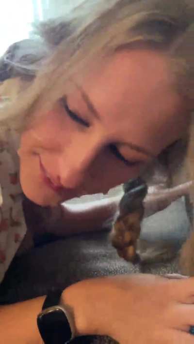 He cums and goes back in