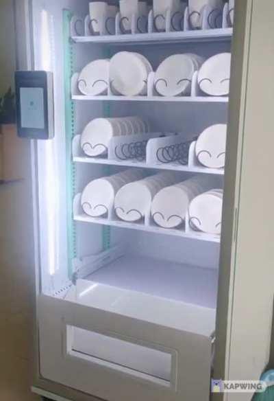 Plate Vending Machine