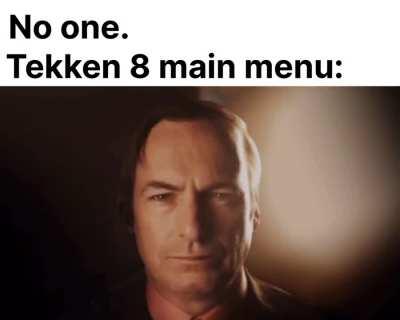 The main menu have me like