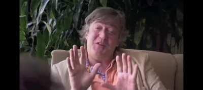 Stephen fry talking to a gay conversion therapist.