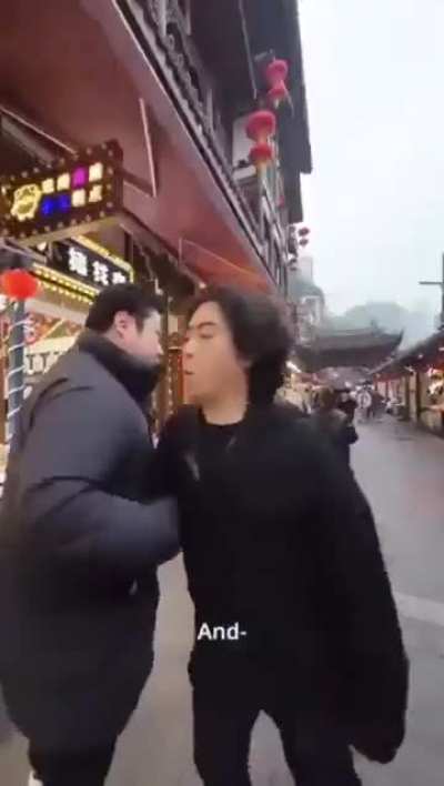 Buy hotdogs from Trump in China