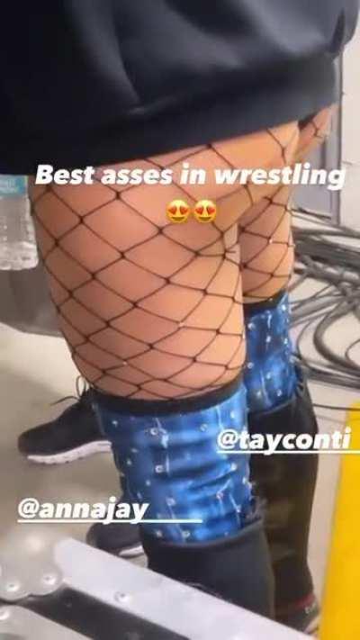 two amazing ass 😍😍😍 anna jay and tay conti