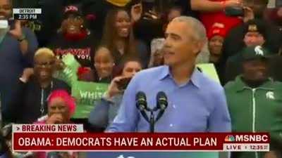 Obama: I’m getting old and gray. Black lady: You fine than a mfer.