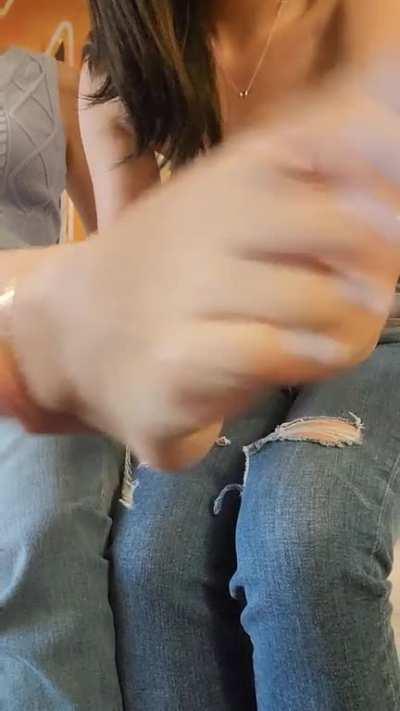 Showing off my bff's feet